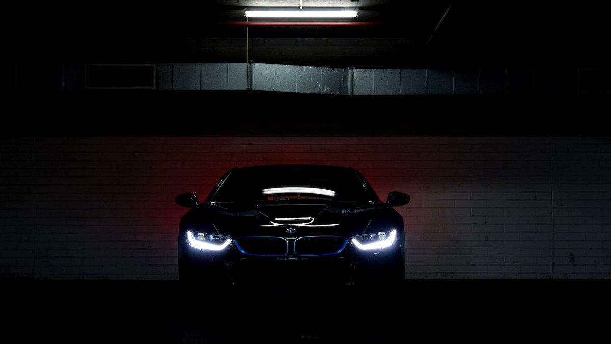 BMW 3 В темноте