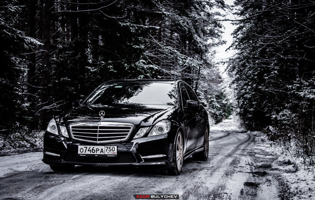 Mercedes w212 зима