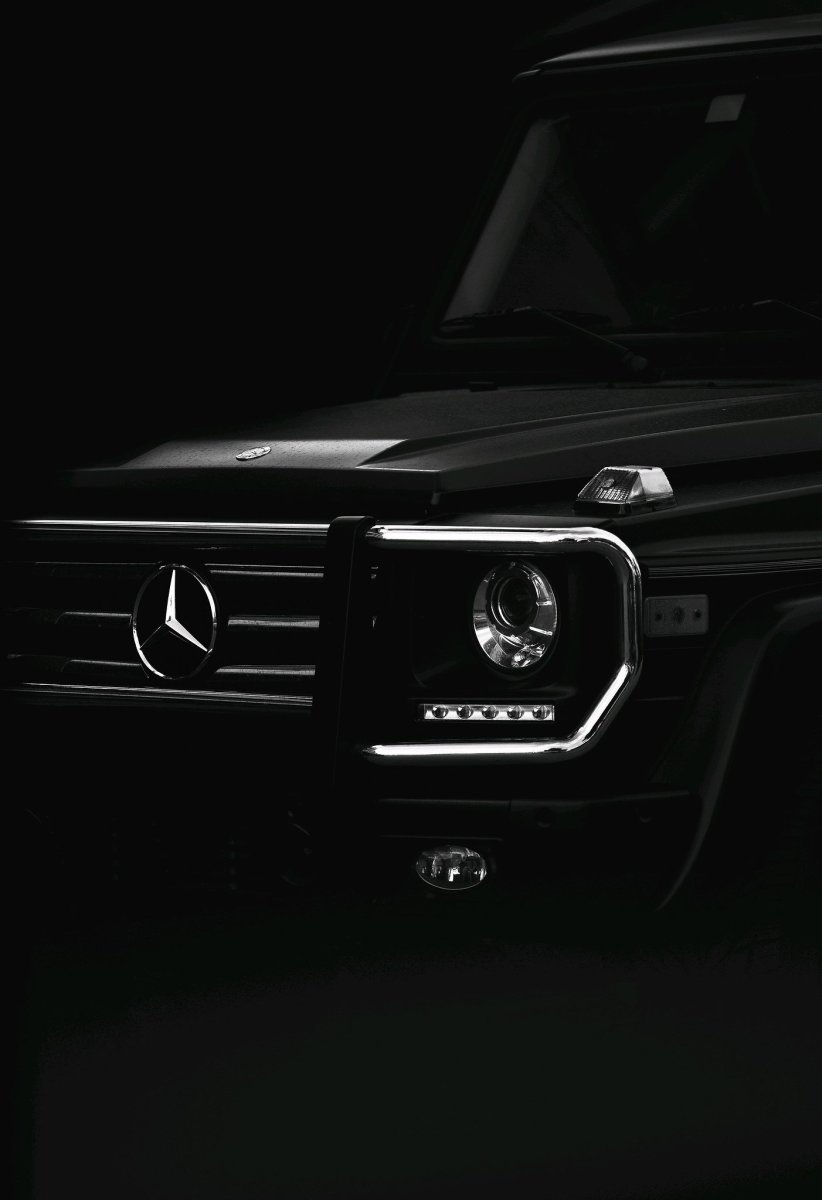 Мерседес g63 AMG В темноте