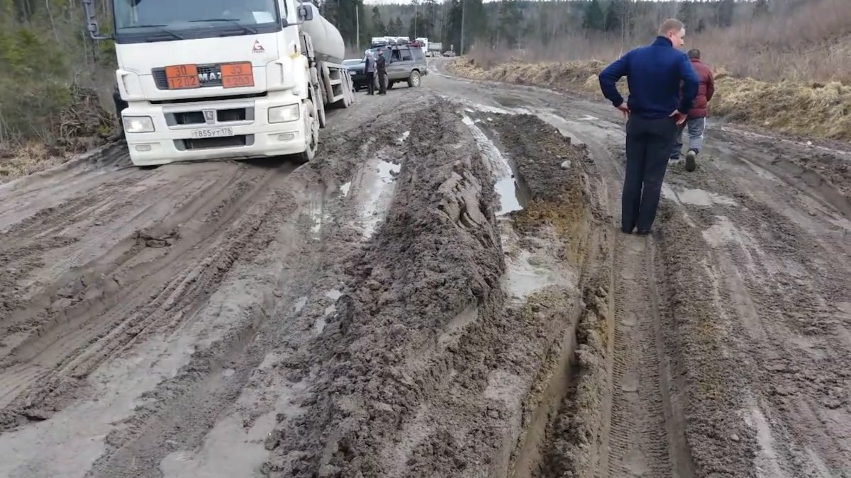 Дороги России грязь