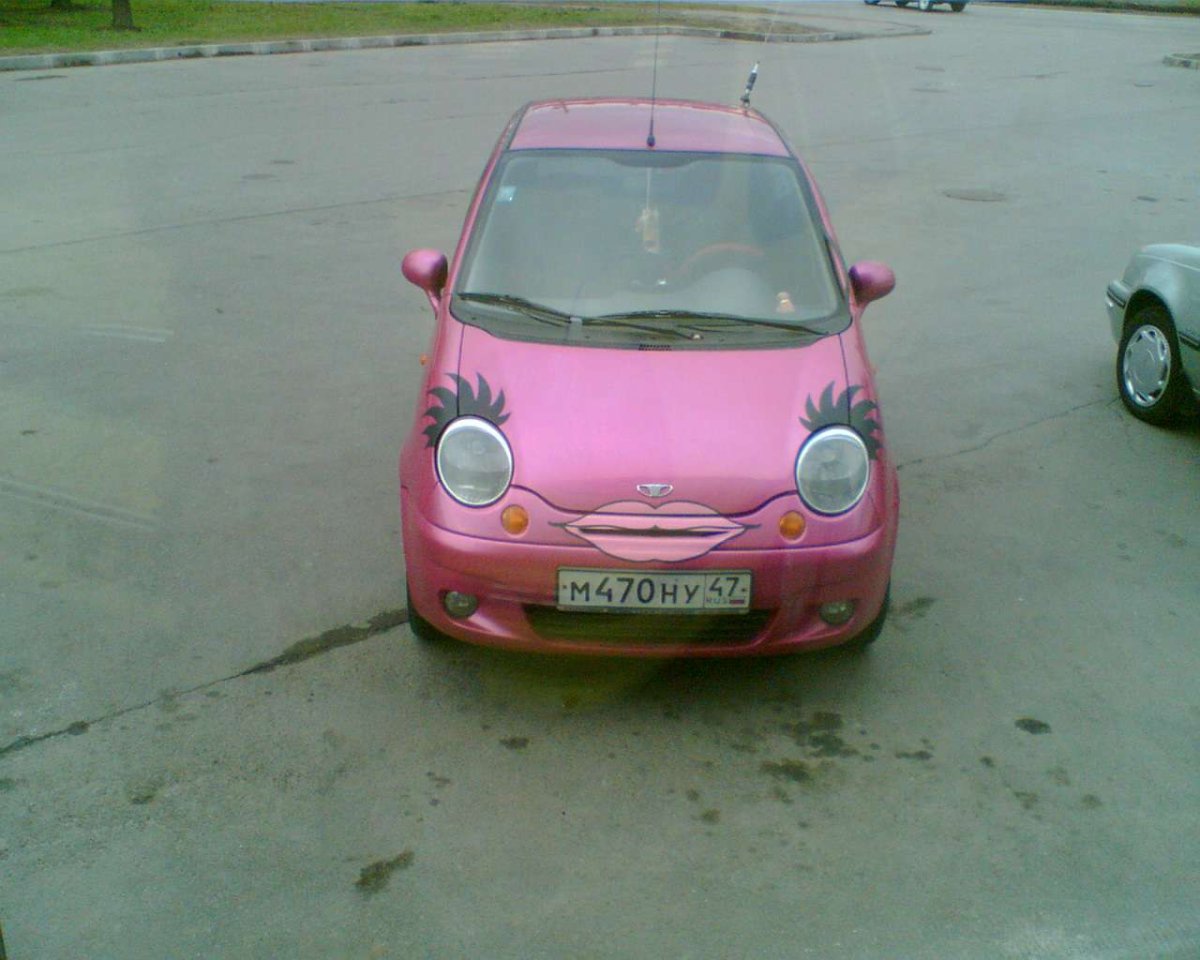 Daewoo Matiz розовый