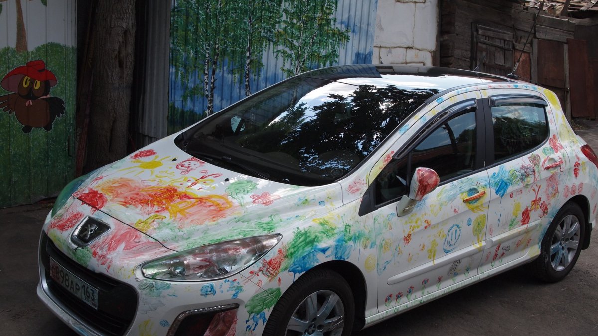 Разрисованные машины