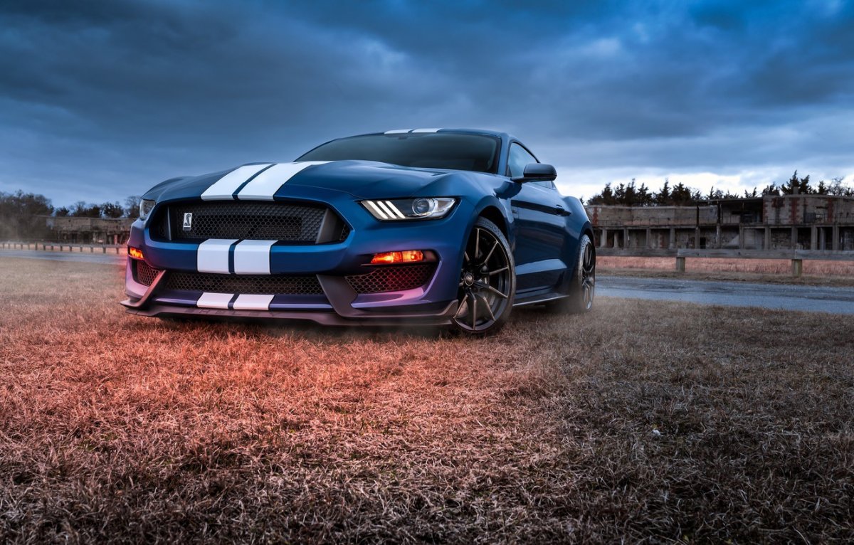 Ford Mustang Shelby gt500 Blue