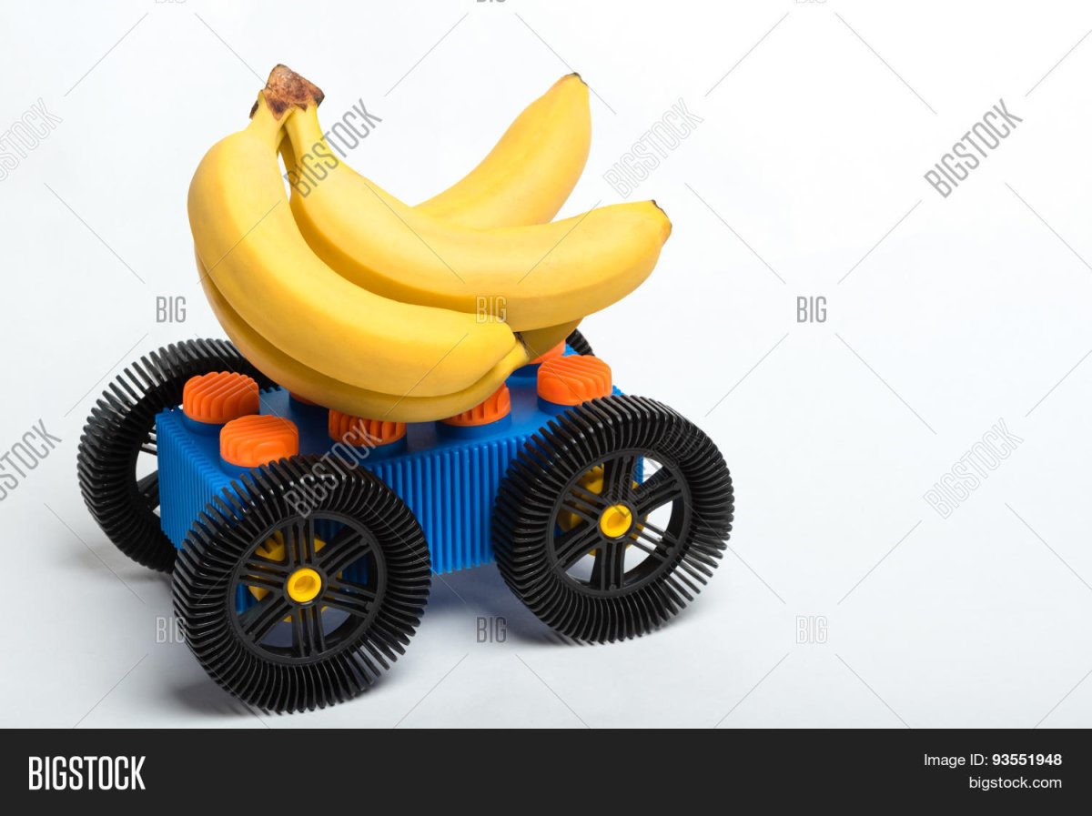 Машинки из бананов завтрак