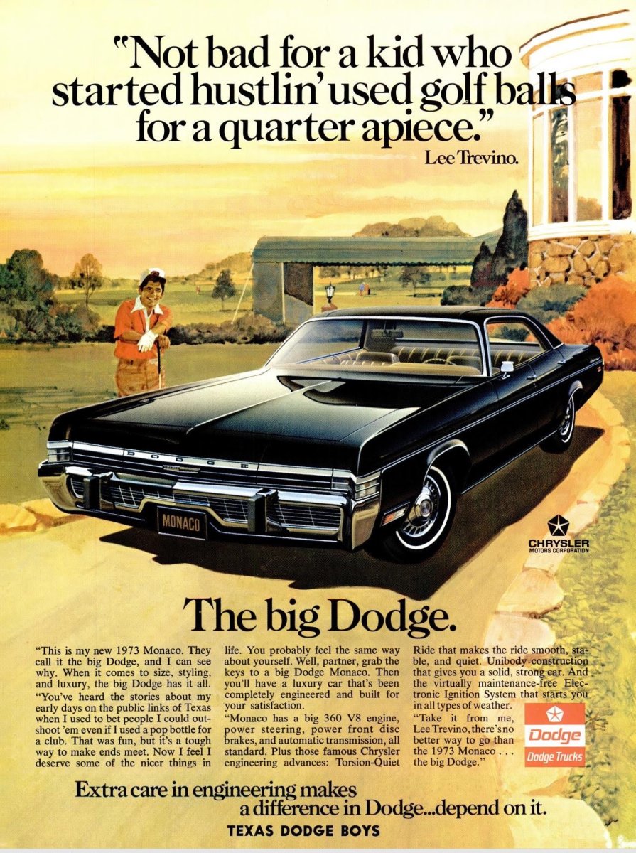 Dodge Monaco 1973 года