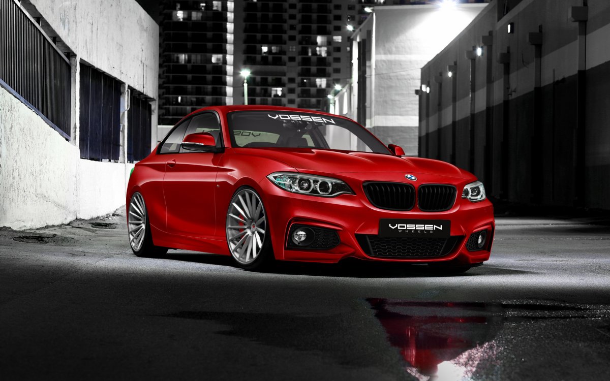 BMW 2 красная