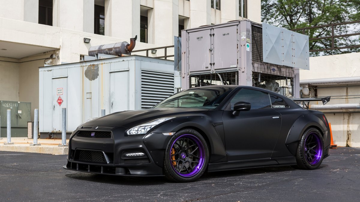 Nissan GTR 35 Matte Black