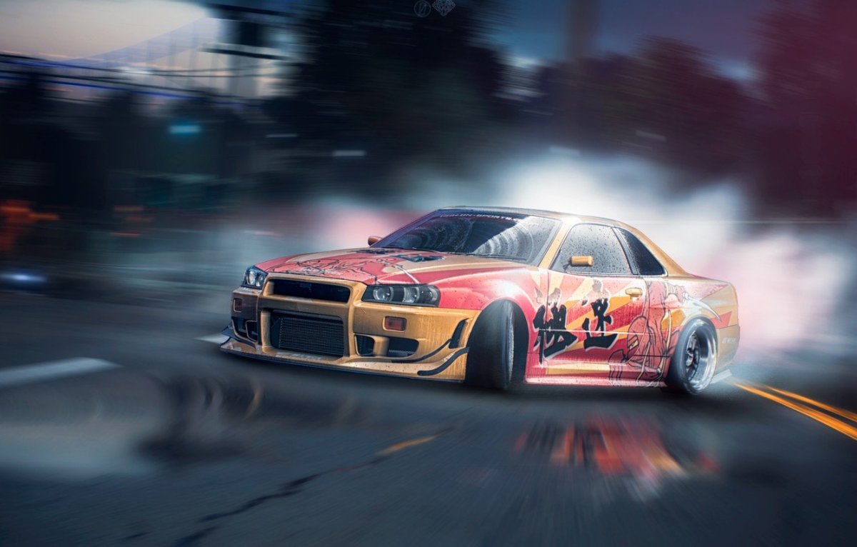 Nissan Skyline r34 дрифт