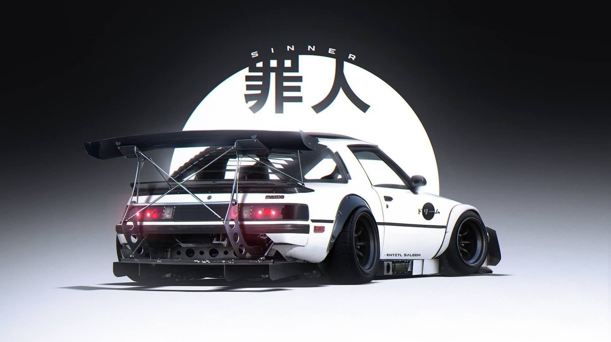 Японские машины арт