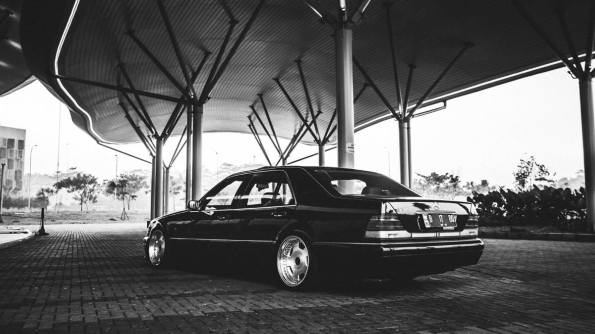 S class w140 stance 4k