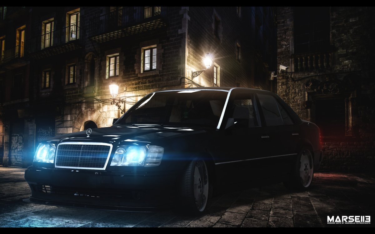 Mercedes w124 Бандитский