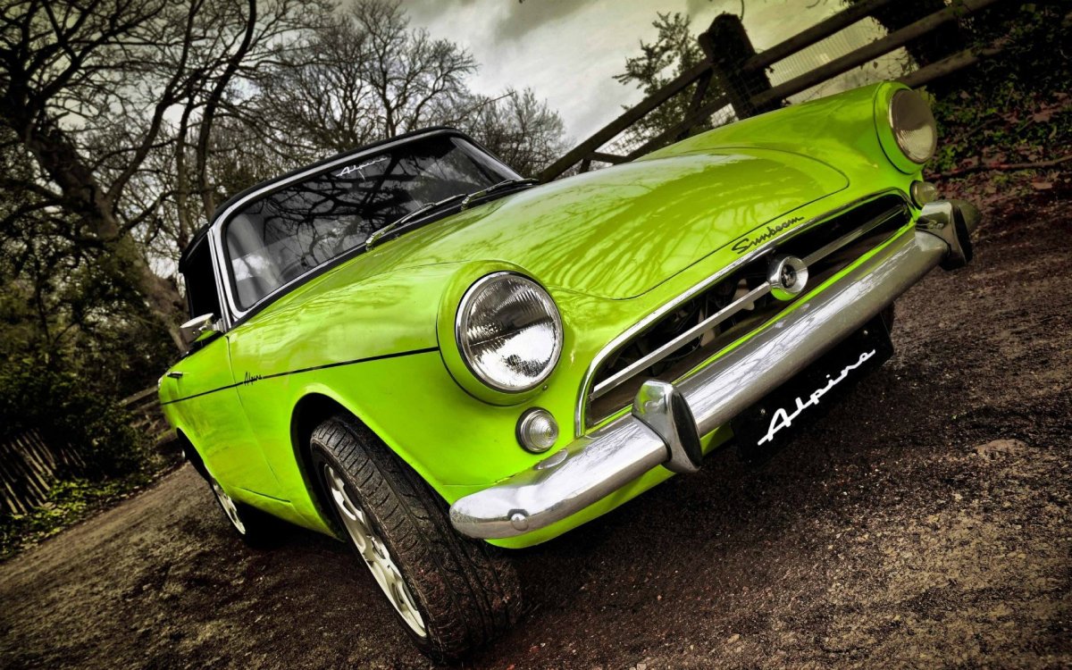 Sunbeam Alpine зеленый