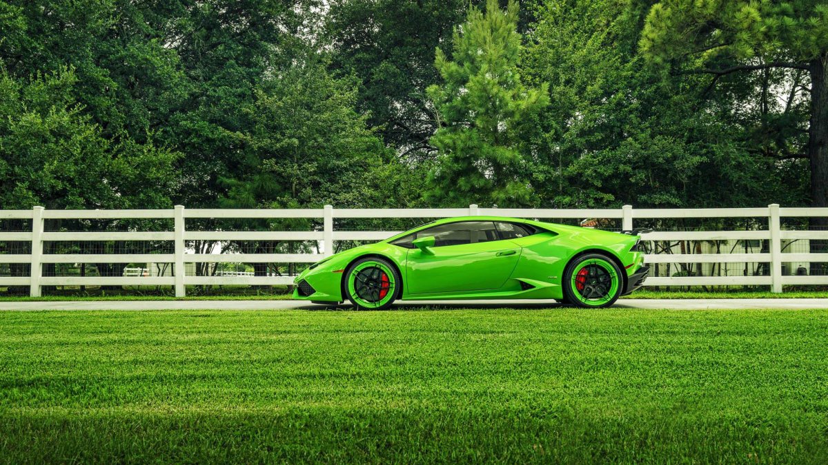 Lamborghini Green Color
