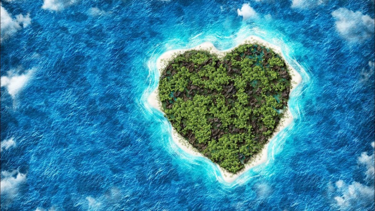 Картина остров сердец