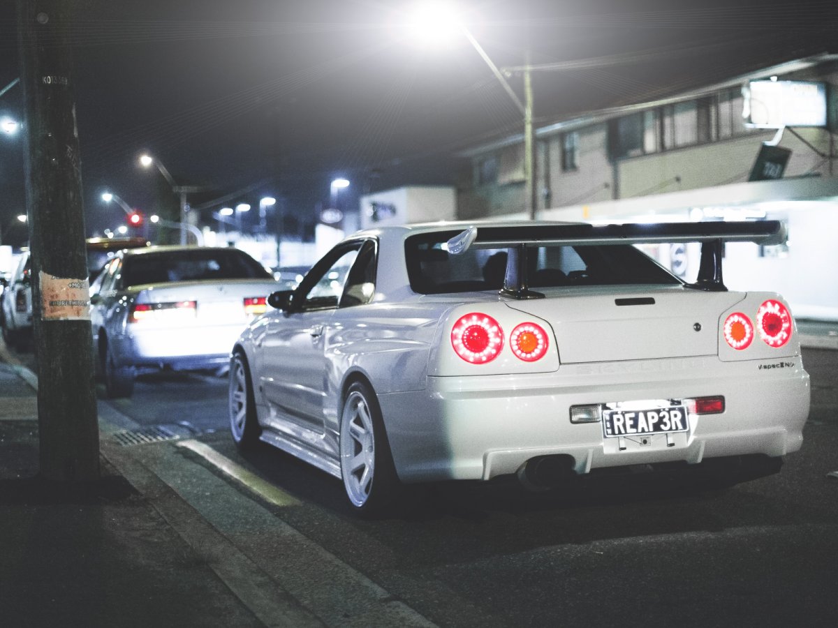 Nissan Skyline GTR r34 зад