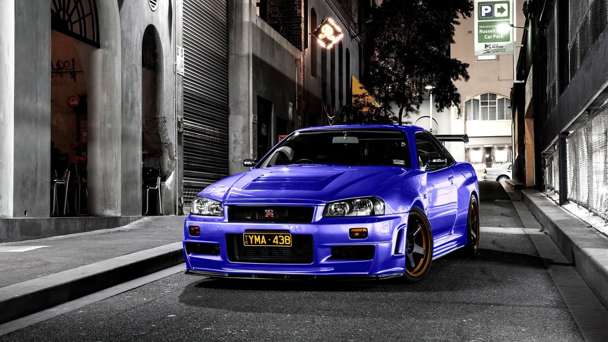 Nissan Skyline GTR 34 4k