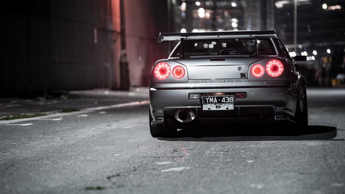 Nissan Skyline r34 Wallpaper no Spoiler