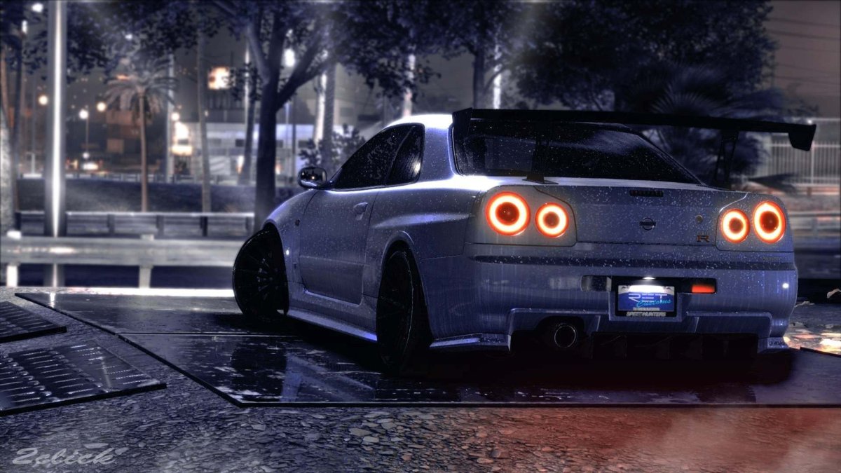 Nissan Skyline GTR r34 4к