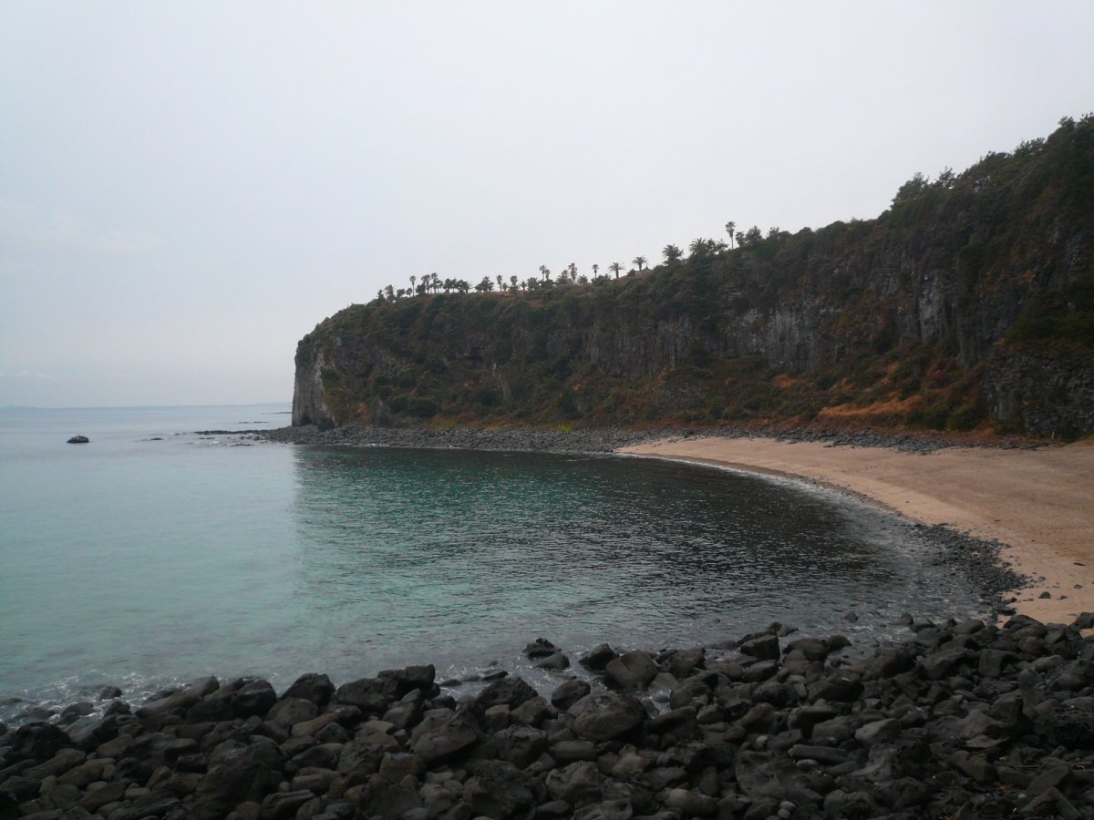 Остров Чеджу зимой