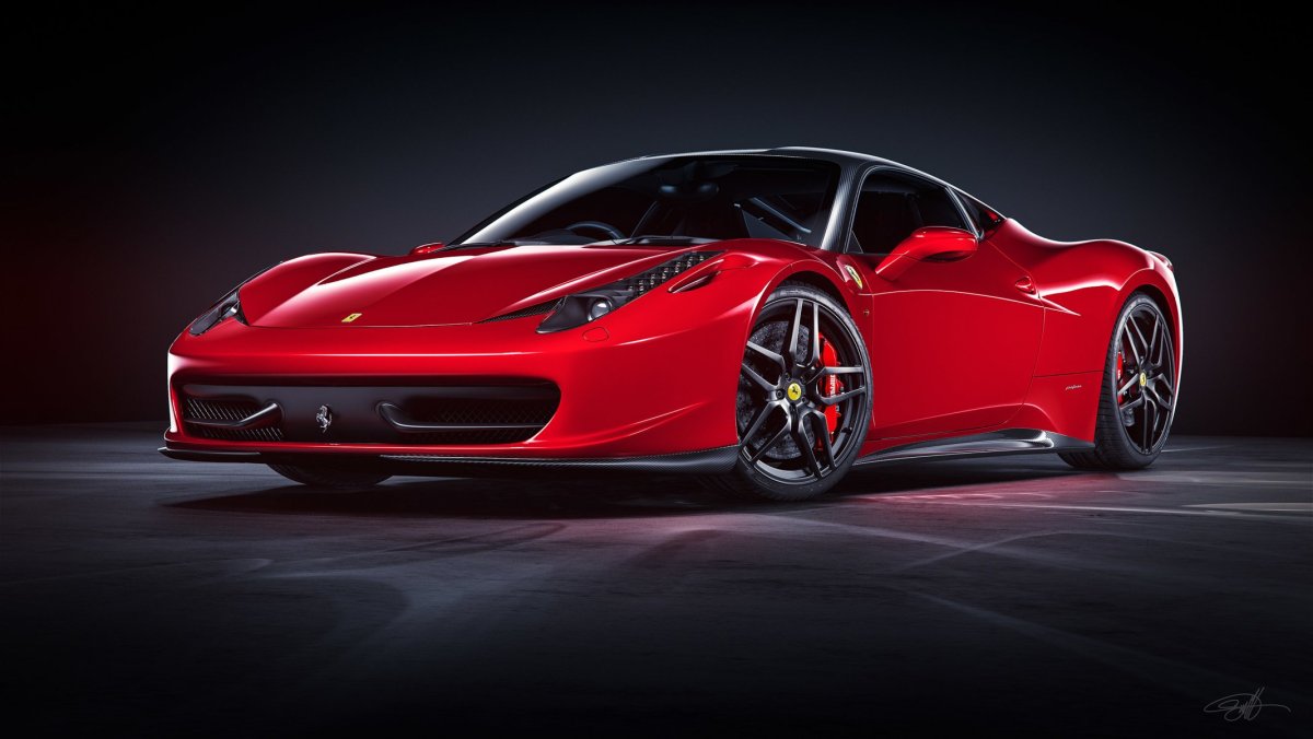 Ferrari 458 Italia красная