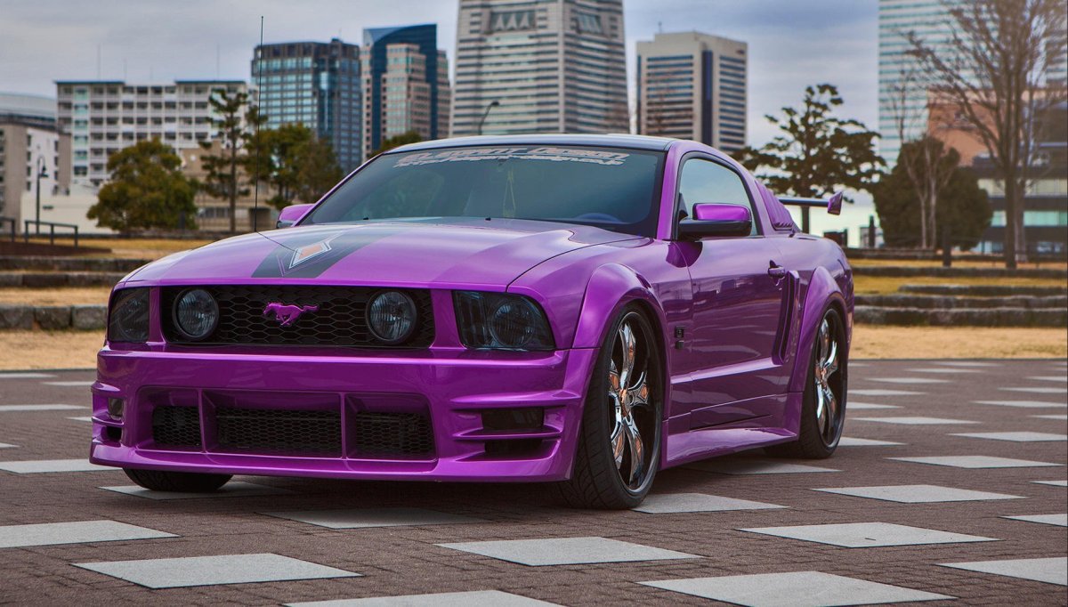 Ford Mustang Purple