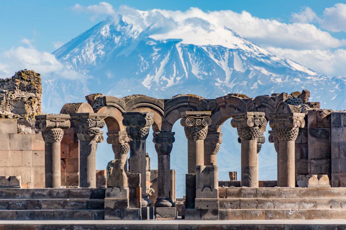 Ереван храм Звартноц