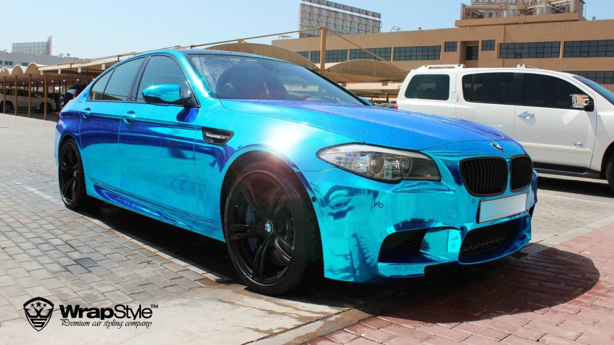 Синий хром BMW f10