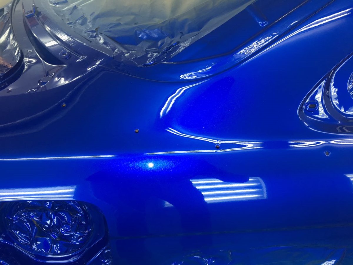 Краска Кэнди перламутр синий