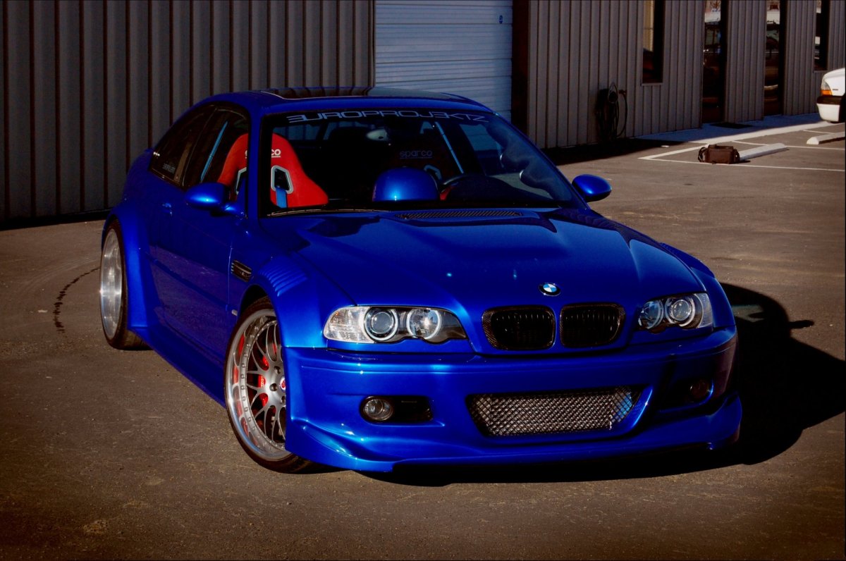 E46 BMW синий Кэнди