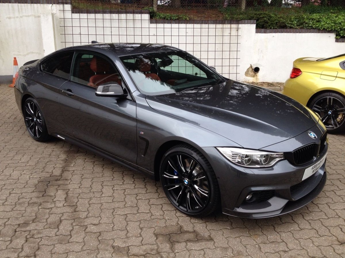 BMW 4 серая матовая
