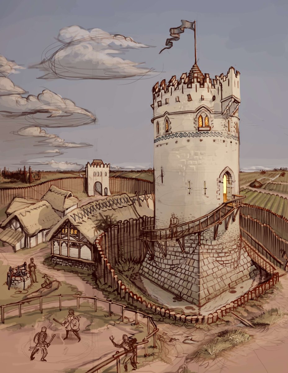 Лидский замок в 16 веке