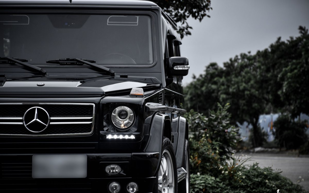 Mercedes Benz g500 чёрный Бандитский