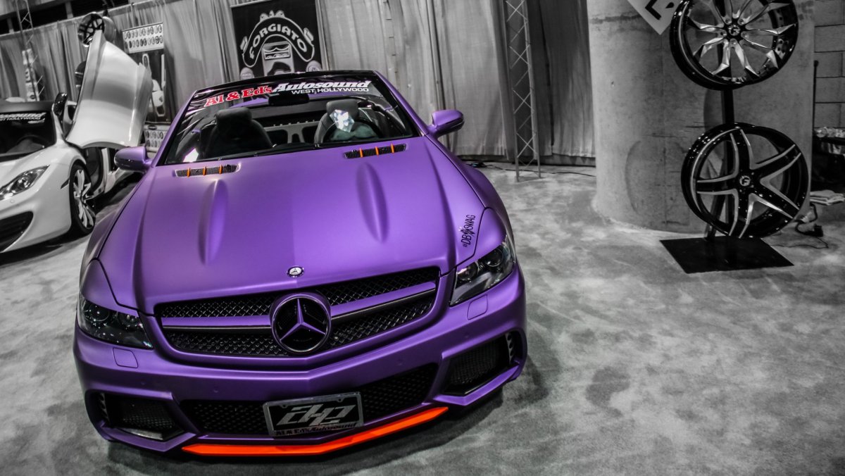 Mercedes Benz AMG Purple