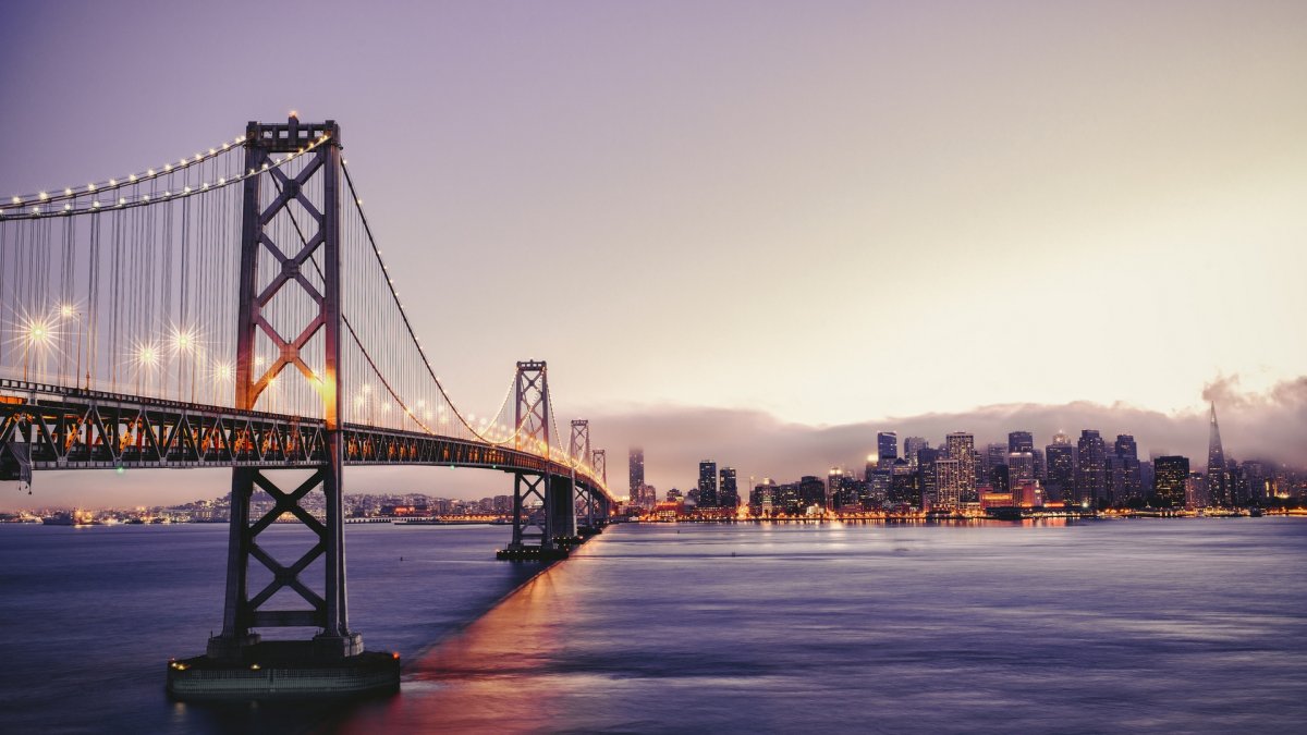 Мост Bay Bridge Сан-Франциско