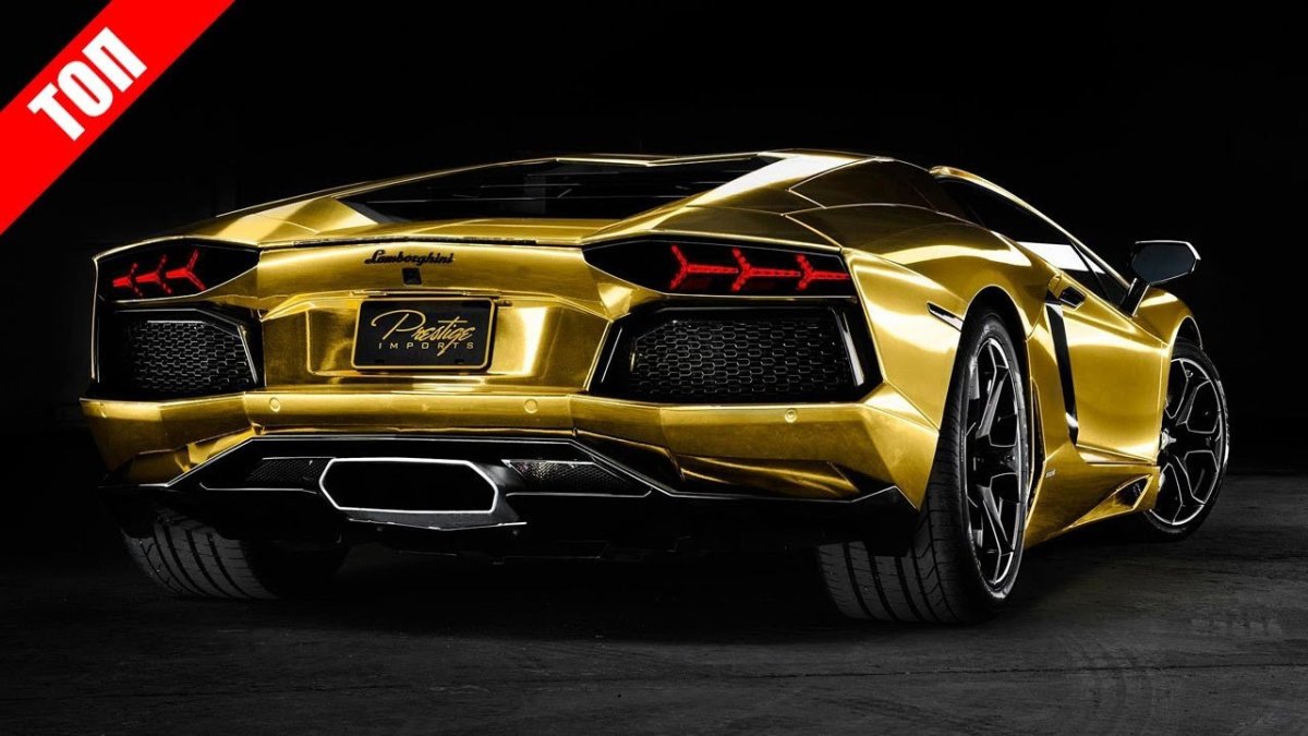 Lamborghini Aventador lp700-4 Золотая