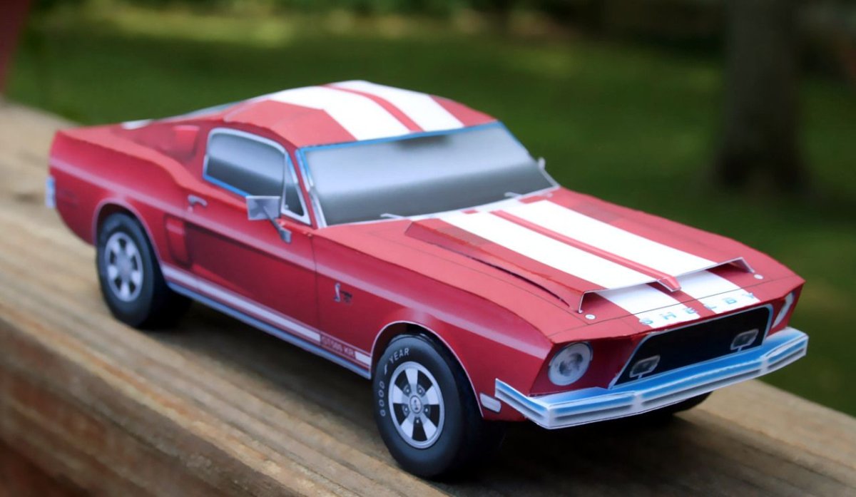 Ford Mustang Shelby gt500 моделька