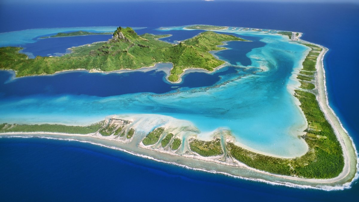 Остров Бора-Бора, французская Полинезия