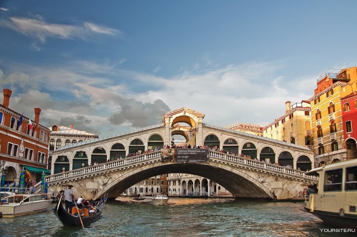 Мост Риальто Венеция Италия
