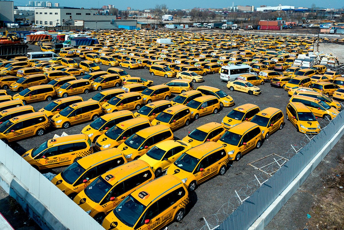 Таксопарк стоянка такси
