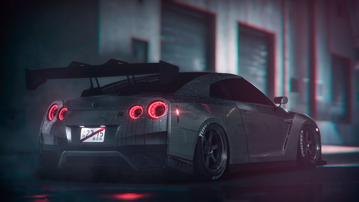 Nissan GTR r35 4к