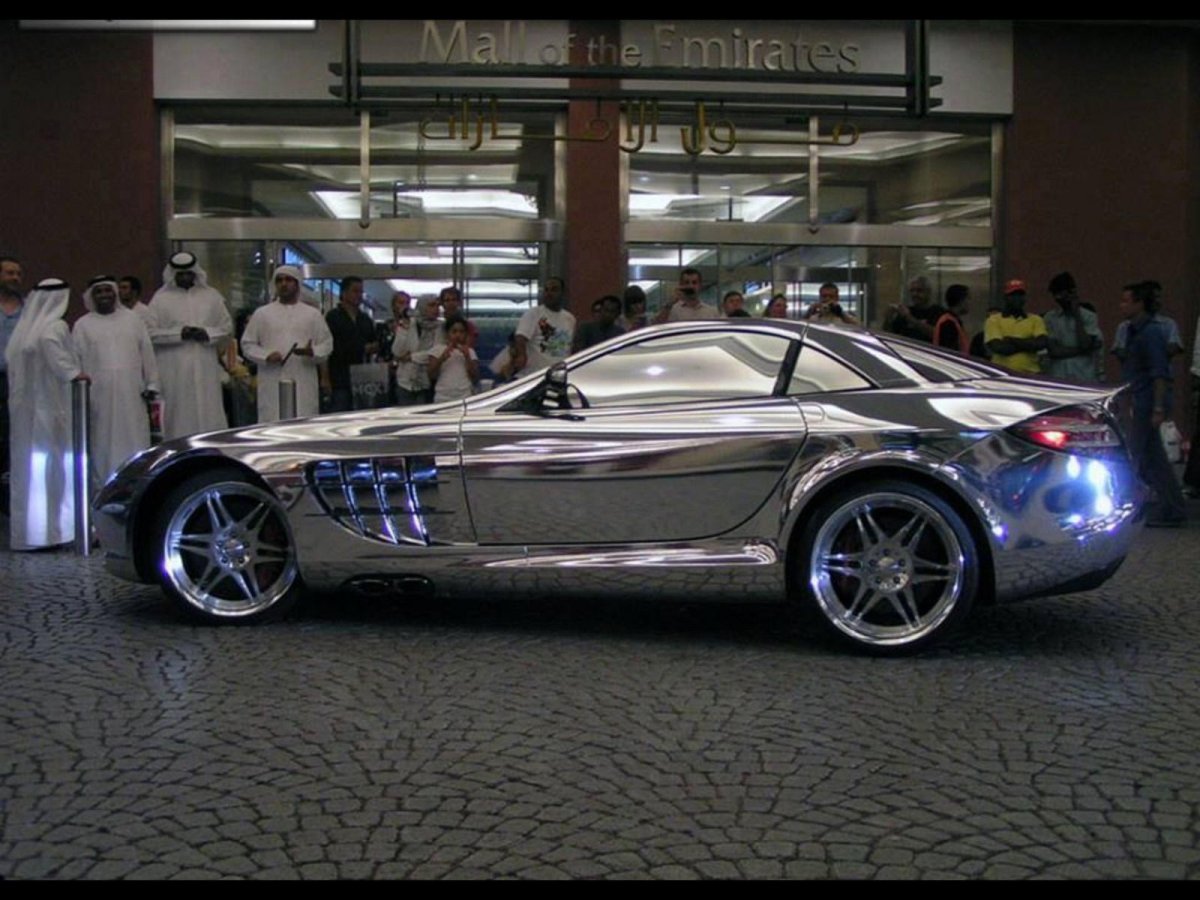 Mercedes-Benz SLR MCLAREN v10 Quad-Turbo Brabus White Gold