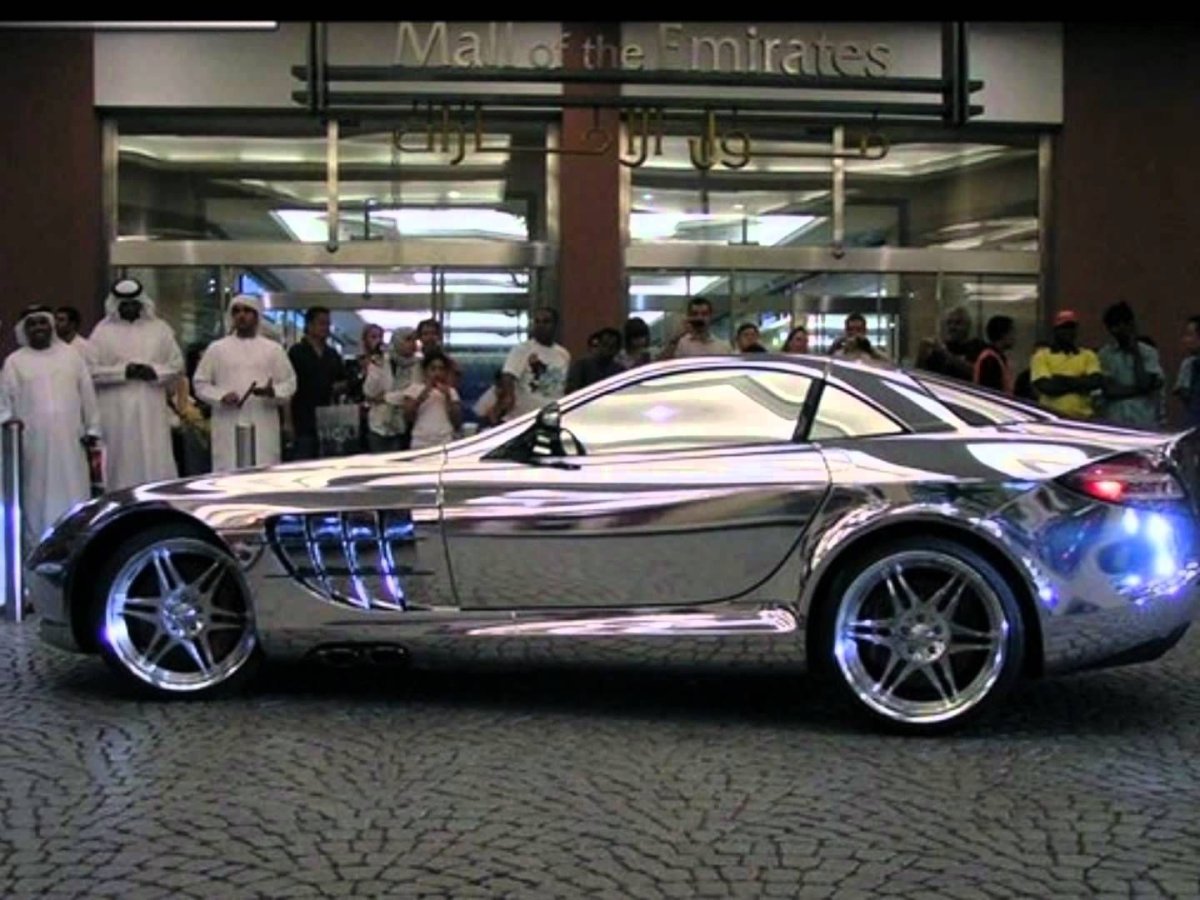 Mercedes MCLAREN SLR White Gold