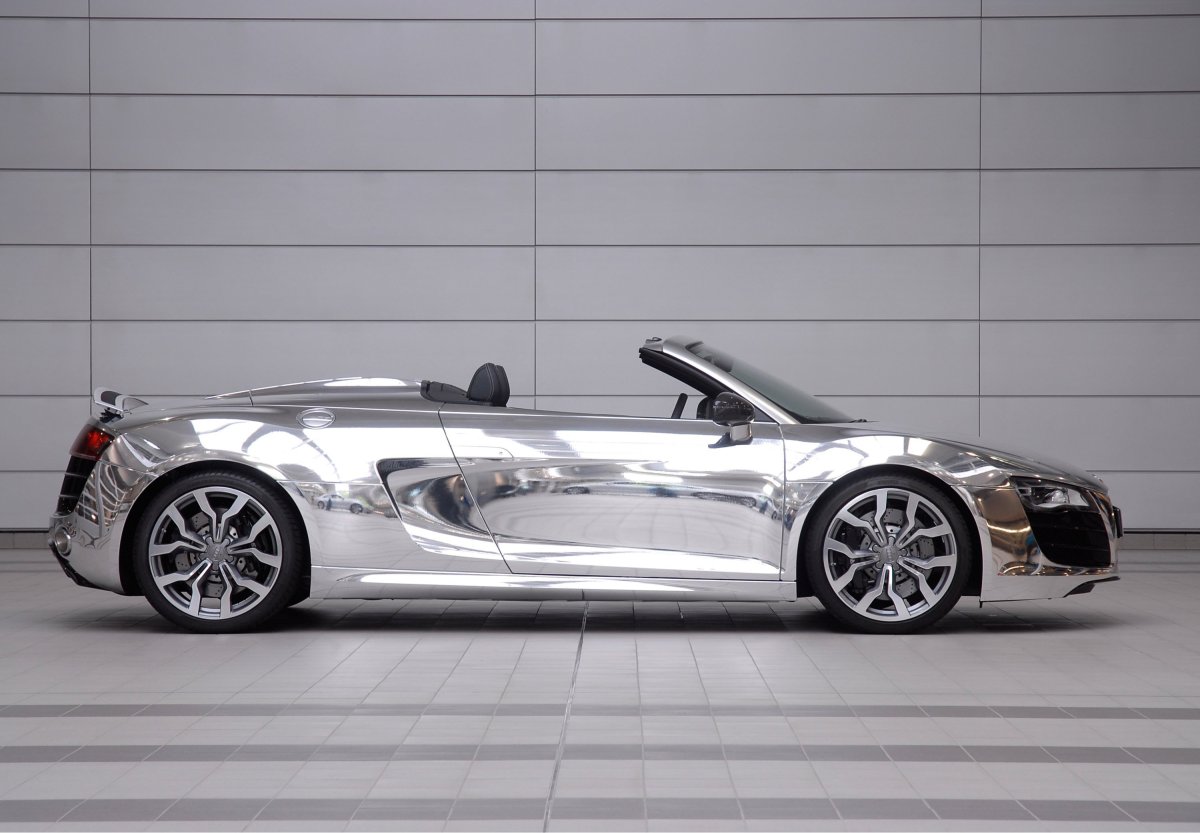 Audi r8 v10 Spyder Chrome 2011