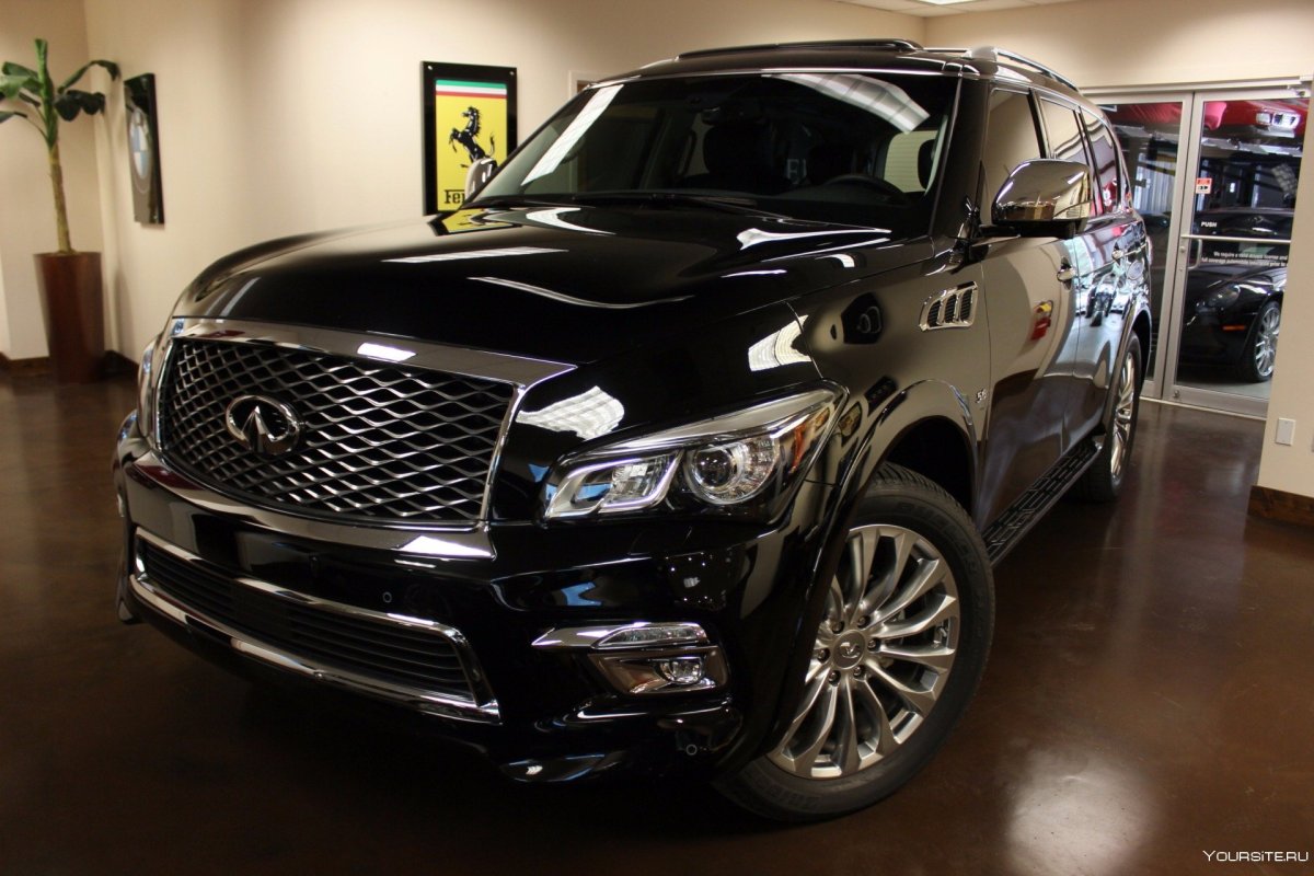 Инфинити qx80 черный