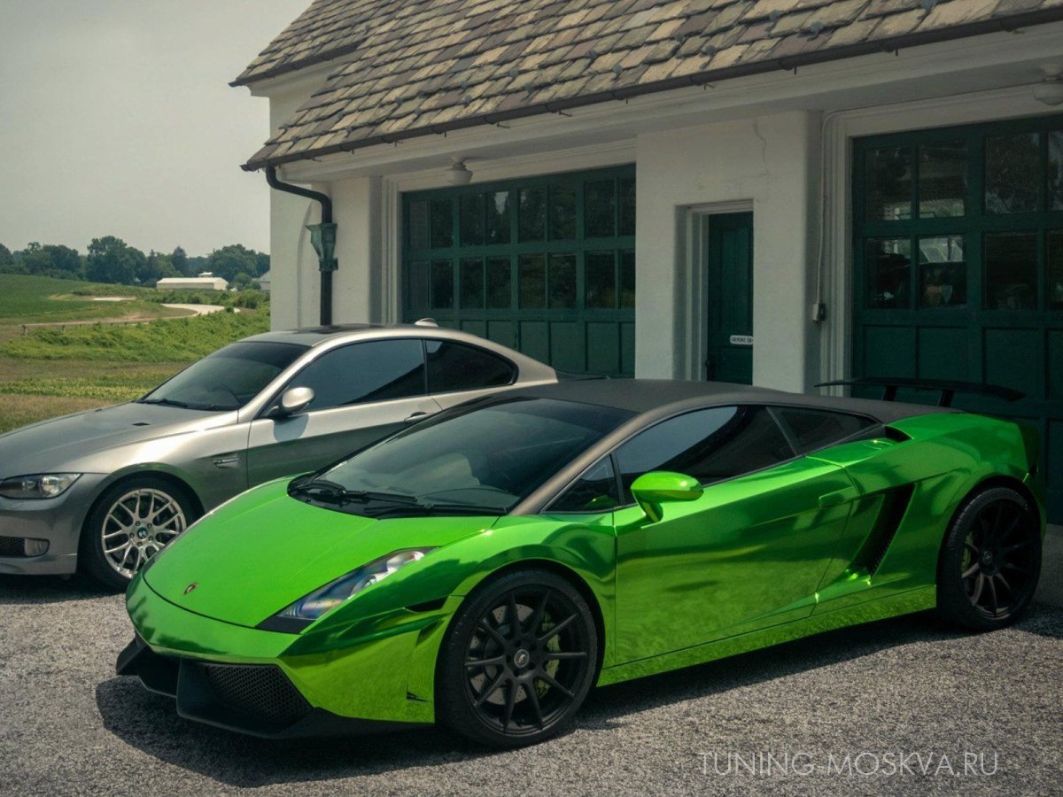 Lamborghini Gallardo зеленый