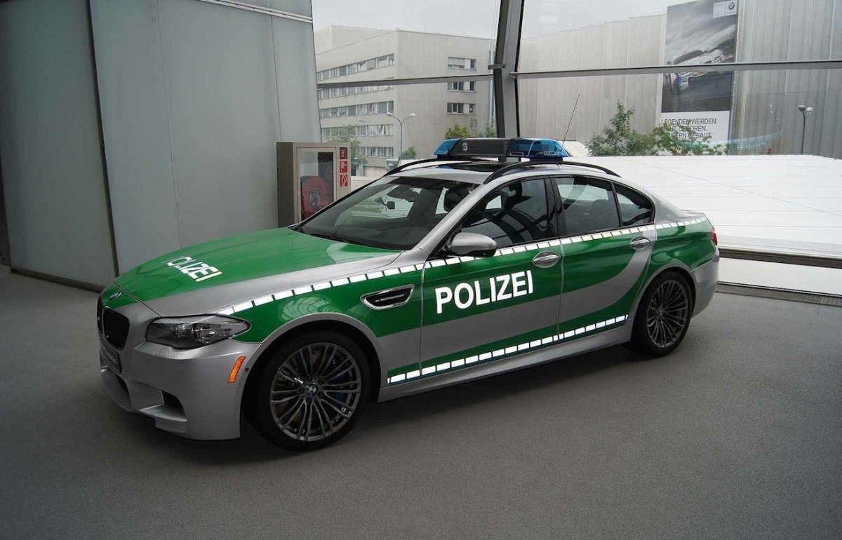 BMW m5 Polizei