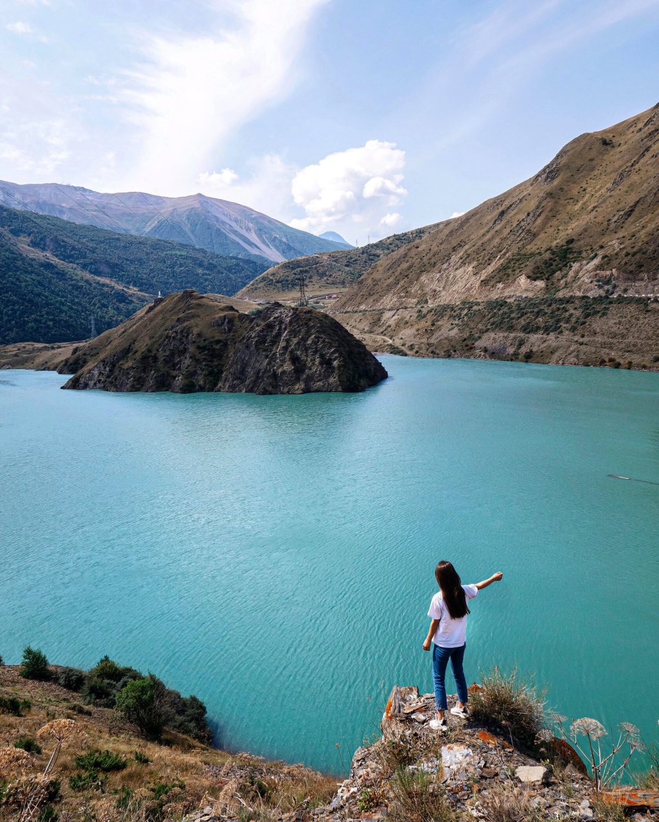 Водохранилище Зарамаг Северная Осетия