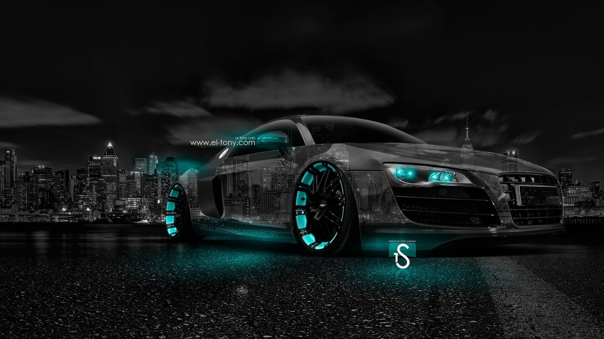 Audi r8 Tuning Neon