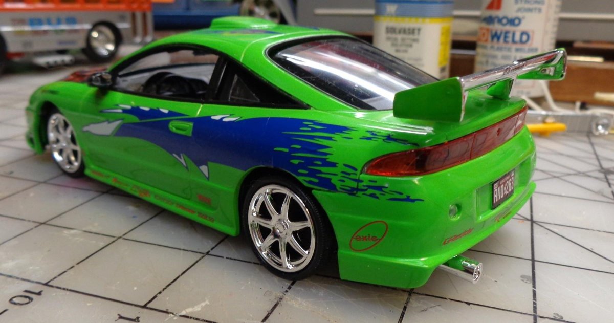 Mitsubishi Eclipse 2 зеленая