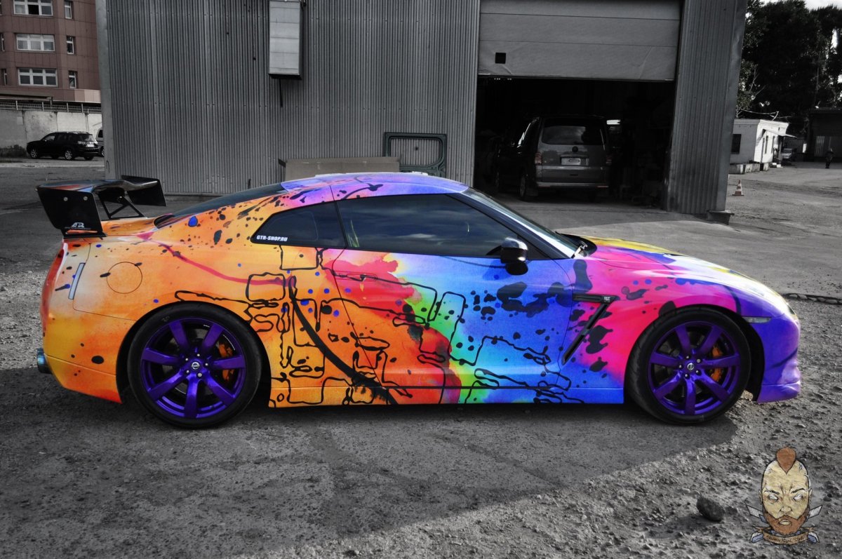 Nissan Skyline GTR r35 Aerography